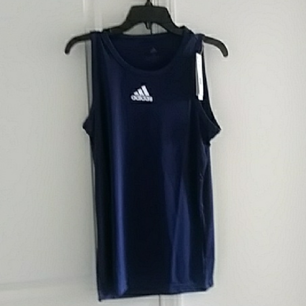 NWT Adidas Navy Blue Tank Top